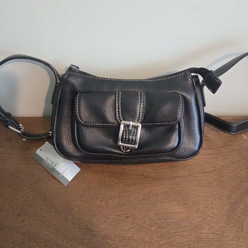 Nine And Company Black Crossbody Purse